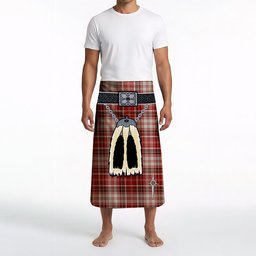 ScotsTee Shop Scottish MacDougall Dress Clan Highland Kilt Sporran Tartan Beach Towel
