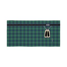 ScotsTee Shop Scottish MacNeill of Colonsay Ancient Clan Highland Kilt Sporran Tartan Beach Towel