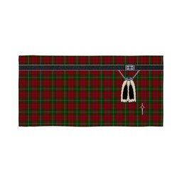 ScotsTee Shop Scottish Leckie Clan Highland Kilt Sporran Tartan Beach Towel