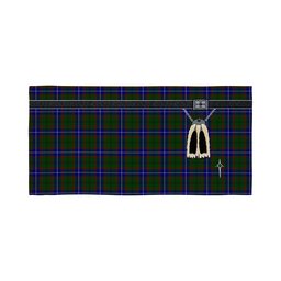 ScotsTee Shop Scottish Lee Clan Highland Kilt Sporran Tartan Beach Towel