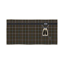 ScotsTee Shop Scottish MacKenzie Weathered Clan Highland Kilt Sporran Tartan Beach Towel
