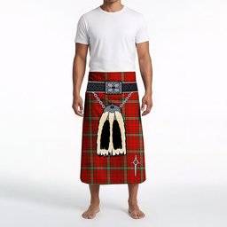 ScotsTee Shop Scottish MacLay Modern Clan Highland Kilt Sporran Tartan Beach Towel