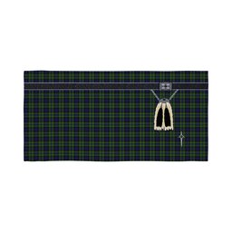 ScotsTee Shop Scottish MacNeil of Colonsay Clan Highland Kilt Sporran Tartan Beach Towel