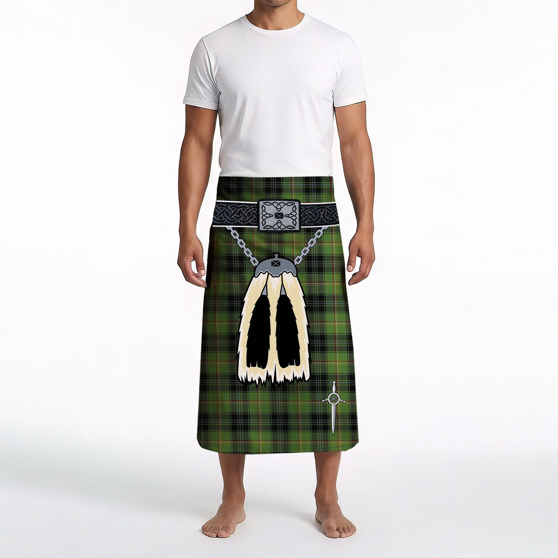 ScotsTee Shop Scottish Lorne Marquis of Clan Highland Kilt Sporran Tartan Beach Towel