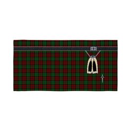 ScotsTee Shop Scottish MacCormick Dress Clan Highland Kilt Sporran Tartan Beach Towel