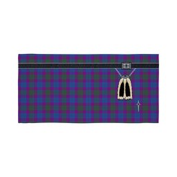 ScotsTee Shop Scottish Lang Modern Clan Clan Highland Kilt Sporran Tartan Beach Towel
