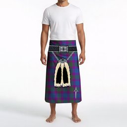 ScotsTee Shop Scottish Lang Modern Clan Clan Highland Kilt Sporran Tartan Beach Towel