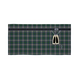 ScotsTee Shop Scottish MacDowall Clan Highland Kilt Sporran Tartan Beach Towel
