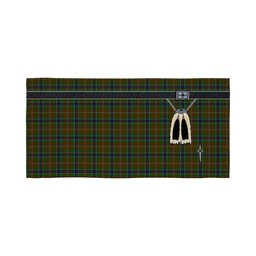 ScotsTee Shop Scottish MacLean of Kingairloch Clan Highland Kilt Sporran Tartan Beach Towel