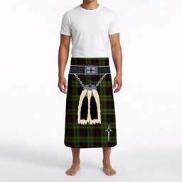 ScotsTee Shop Scottish MacDiarmid Clan Highland Kilt Sporran Tartan Beach Towel