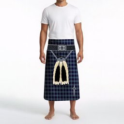 ScotsTee Shop Scottish Roberts of Wales Clan Highland Kilt Sporran Tartan Beach Towel