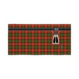 ScotsTee Shop Scottish Nisbet Ancient Clan Highland Kilt Sporran Tartan Beach Towel