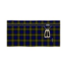ScotsTee Shop Scottish Muir Clan Highland Kilt Sporran Tartan Beach Towel