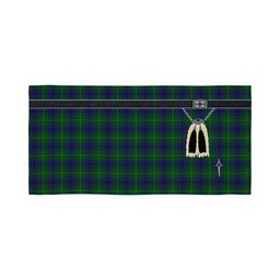 ScotsTee Shop Scottish Oliphant Clan Highland Kilt Sporran Tartan Beach Towel