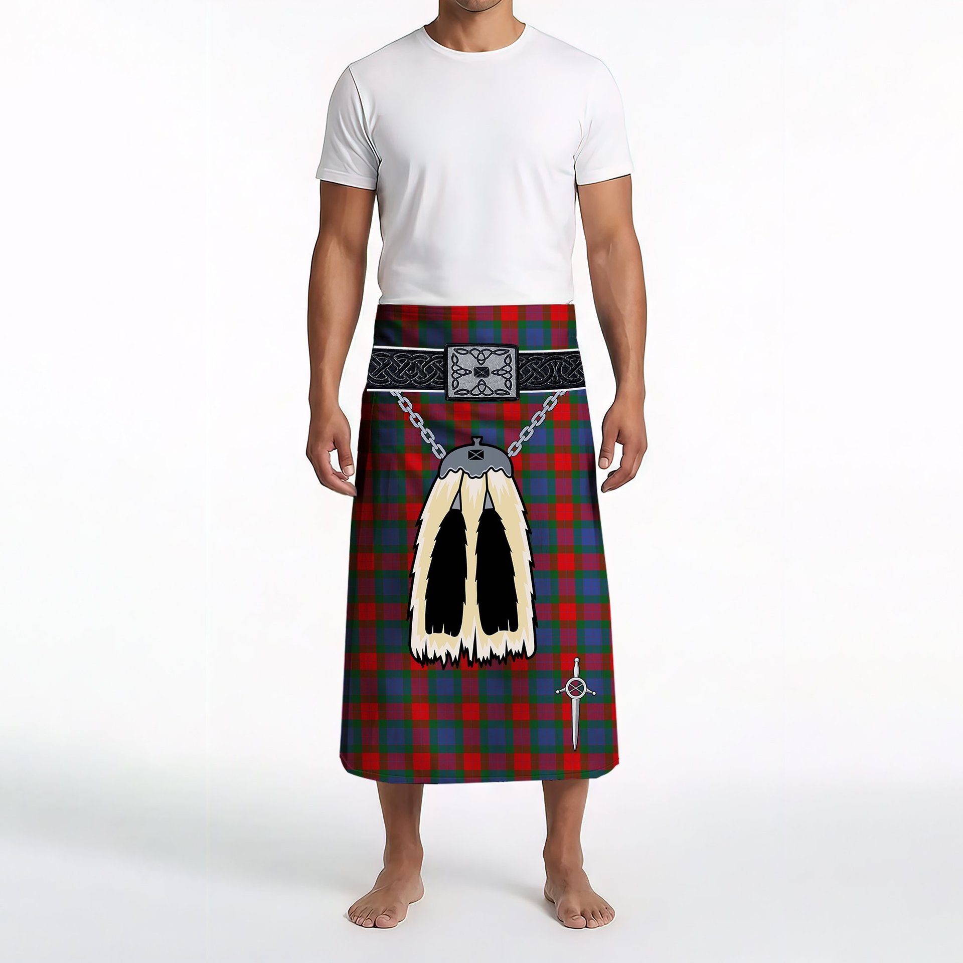 ScotsTee Shop Scottish Mar Clan Highland Kilt Sporran Tartan Beach Towel