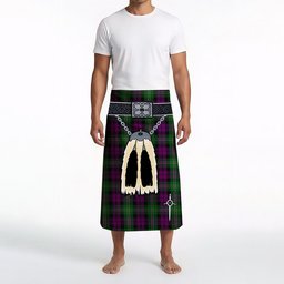 ScotsTee Shop Scottish Wilson Clan Highland Kilt Sporran Tartan Beach Towel