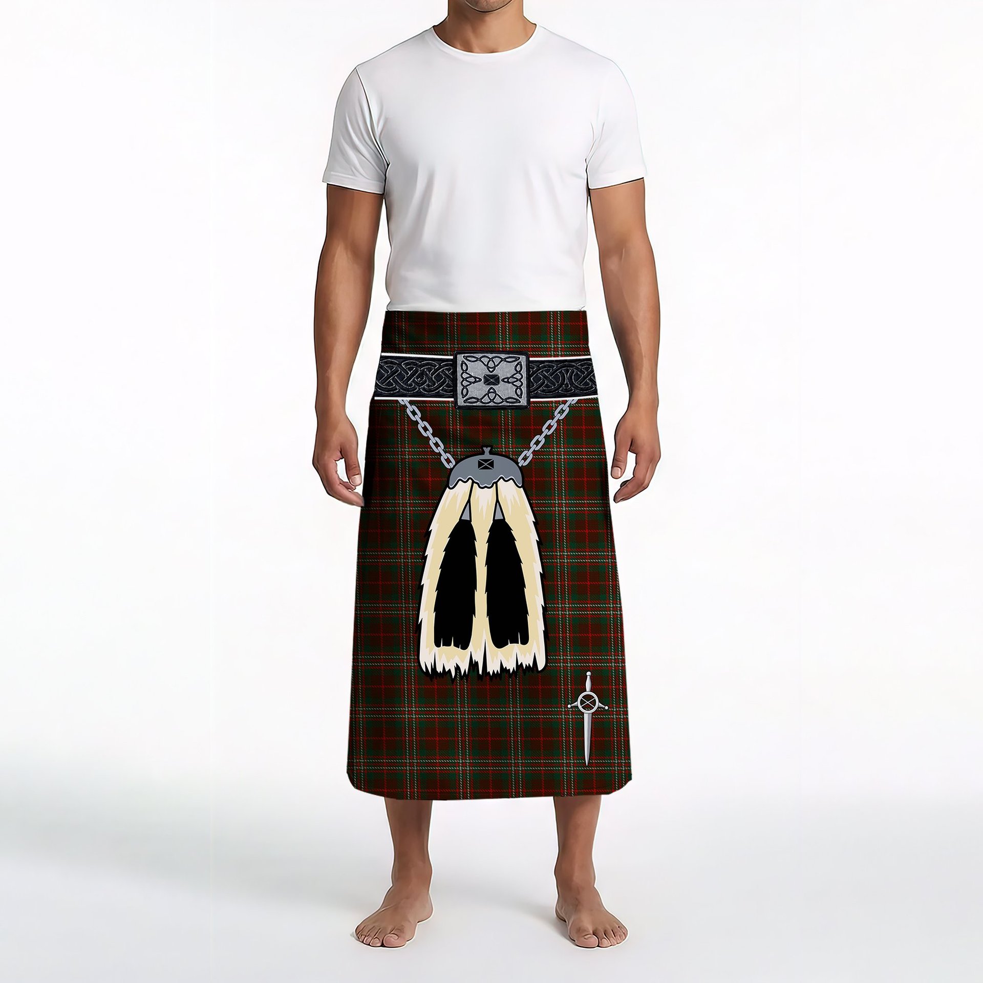 ScotsTee Shop Scottish Scott Hunting Clan Highland Kilt Sporran Tartan Beach Towel
