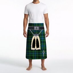 ScotsTee Shop Scottish O_Donohue Clan Highland Kilt Sporran Tartan Beach Towel
