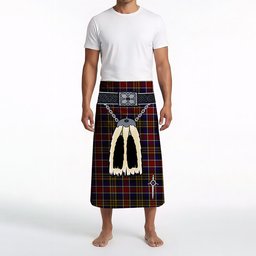 ScotsTee Shop Scottish Ruxton Clan Highland Kilt Sporran Tartan Beach Towel