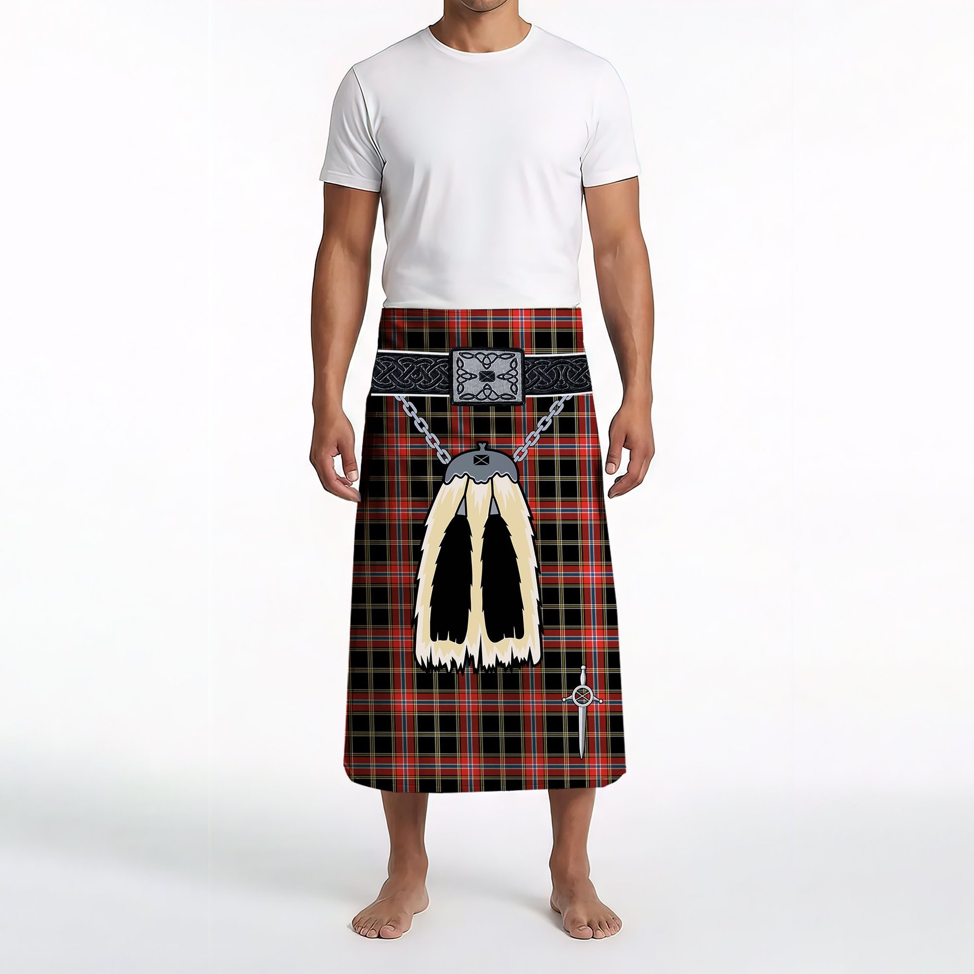 ScotsTee Shop Scottish Norwegian Night Clan Highland Kilt Sporran Tartan Beach Towel