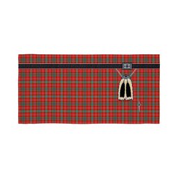 ScotsTee Shop Scottish Ogilvie (Ogilvy) Modern Clan Highland Kilt Sporran Tartan Beach Towel