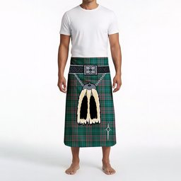 ScotsTee Shop Scottish Ralston USA Modern Clan Highland Kilt Sporran Tartan Beach Towel