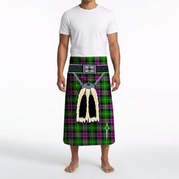 ScotsTee Shop Scottish Selkirk Clan Highland Kilt Sporran Tartan Beach Towel