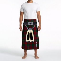 ScotsTee Shop Scottish McCarthy Old Clan Highland Kilt Sporran Tartan Beach Towel