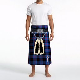 ScotsTee Shop Scottish Maule Modem Clan Highland Kilt Sporran Tartan Beach Towel
