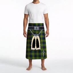 ScotsTee Shop Scottish Reid Green SC Clan Highland Kilt Sporran Tartan Beach Towel