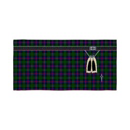 ScotsTee Shop Scottish Morrison Modern Clan Highland Kilt Sporran Tartan Beach Towel