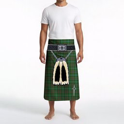 ScotsTee Shop Scottish Ralston USA Clan Highland Kilt Sporran Tartan Beach Towel