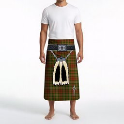 ScotsTee Shop Scottish Pierce Clan Highland Kilt Sporran Tartan Beach Towel