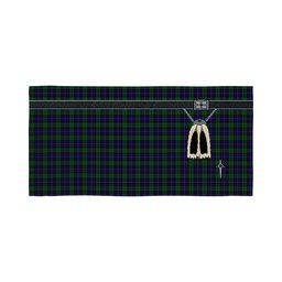 ScotsTee Shop Scottish Mitchell Clan Highland Kilt Sporran Tartan Beach Towel