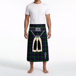 ScotsTee Shop Scottish Mitchell Clan Highland Kilt Sporran Tartan Beach Towel