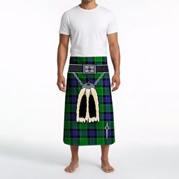 ScotsTee Shop Scottish Monteith Clan Highland Kilt Sporran Tartan Beach Towel