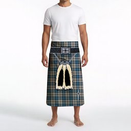 ScotsTee Shop Scottish Napier Modern Clan Highland Kilt Sporran Tartan Beach Towel