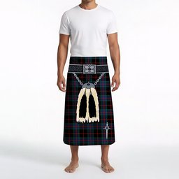 ScotsTee Shop Scottish Nairn Modern Clan Highland Kilt Sporran Tartan Beach Towel