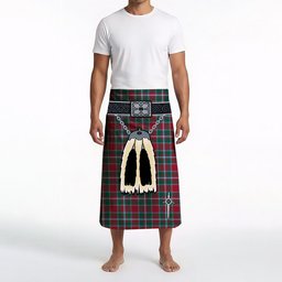 ScotsTee Shop Scottish Spence Modern Clan Clan Highland Kilt Sporran Tartan Beach Towel