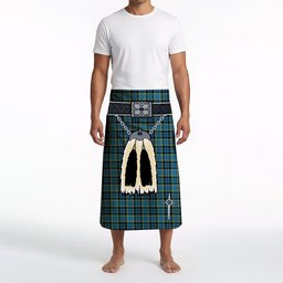 ScotsTee Shop Scottish Rea Clan Highland Kilt Sporran Tartan Beach Towel