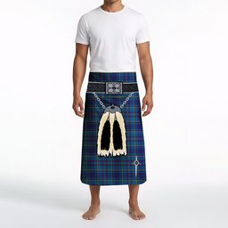 ScotsTee Shop Scottish Mercer Clan Highland Kilt Sporran Tartan Beach Towel
