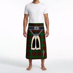 ScotsTee Shop Scottish McInery Clan Highland Kilt Sporran Tartan Beach Towel