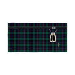 ScotsTee Shop Scottish Mitchell Modern Clan Highland Kilt Sporran Tartan Beach Towel