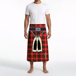 ScotsTee Shop Scottish Nisbet Modern Clan Highland Kilt Sporran Tartan Beach Towel