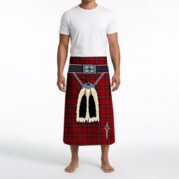 ScotsTee Shop Scottish Ross Old Clan Highland Kilt Sporran Tartan Beach Towel