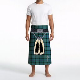 ScotsTee Shop Scottish Thompson Ancient Clan Highland Kilt Sporran Tartan Beach Towel