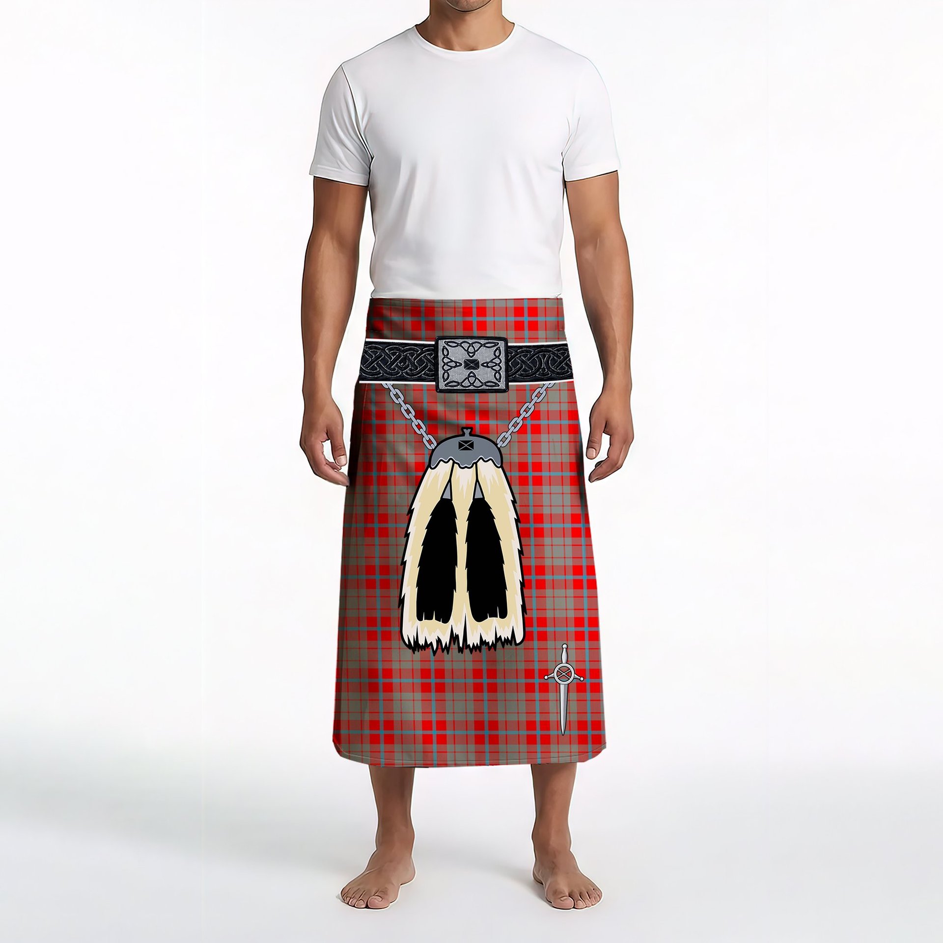 ScotsTee Shop Scottish Moubray Clan Highland Kilt Sporran Tartan Beach Towel