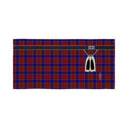 ScotsTee Shop Scottish Mair Clan Highland Kilt Sporran Tartan Beach Towel