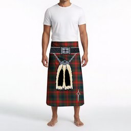 ScotsTee Shop Scottish Wilson Modern Clan Clan Highland Kilt Sporran Tartan Beach Towel
