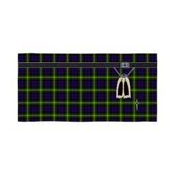 ScotsTee Shop Scottish Watson Modern Clan Highland Kilt Sporran Tartan Beach Towel